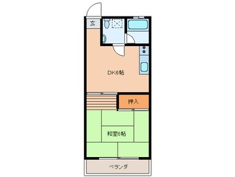 間取図 永田マンション  Ｂ棟