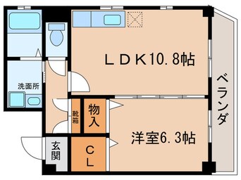 間取図 フロ－レス・コ－ト