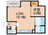 Jack shibatahondori Ⅰ 1LDKの間取り