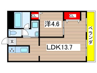間取図 セントラル川名