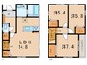 上野賃貸住宅Ａ棟 3LDKの間取り