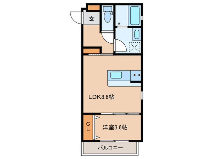 間取図 仮）LeGioie新瀬戸駅