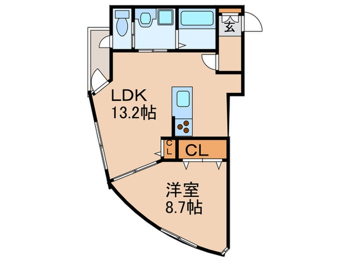 間取り図 ドゥーエ上前津