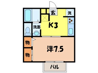 間取図 エーデルハイム神宮西