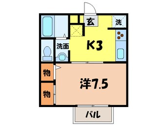 間取図 エーデルハイム神宮西