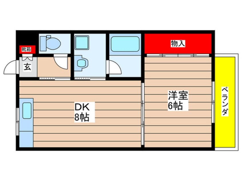 間取図 第３９オ－シャンハイツ