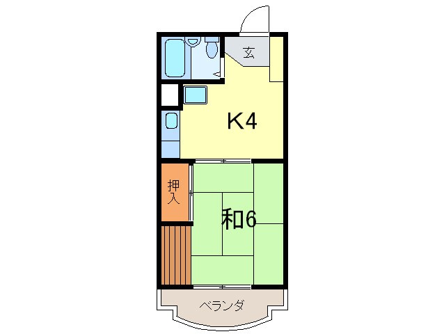 間取り図 ロイヤルマンションヨコチ