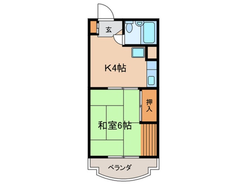 間取図 ロイヤルマンションヨコチ