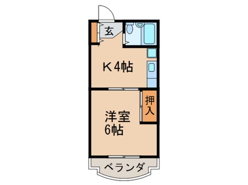 間取図 ロイヤルマンションヨコチ