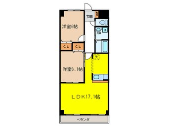 間取図 グランリ－オ