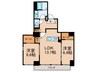 Grand Chainon金山 2LDKの間取り