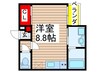GRANDTIC 金山 1Rの間取り