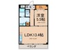 レクイエやまだ 1LDKの間取り