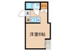 ヴィラカレッジ千代田 1Rの間取り