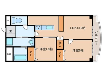 間取図 第３西垣ハイツ