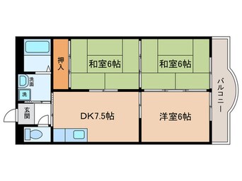 間取図 第３西垣ハイツ