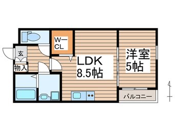 間取図 Leciel桜本町