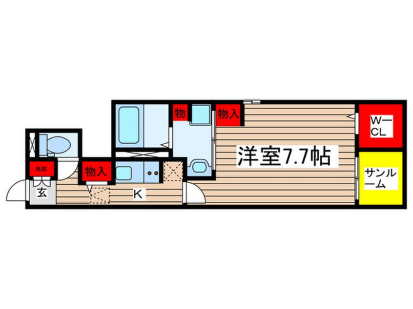 間取図 イーストスクエア