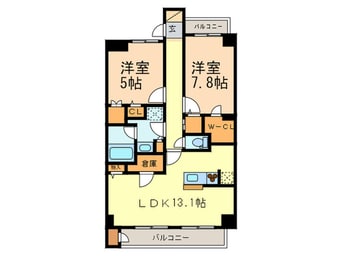 間取図 ＴＲＩ－ＳＴＡＧＥ