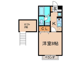 間取図 ラ・シャンブル平和が丘