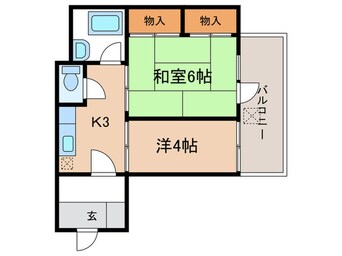 間取図 山八第二ビル