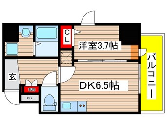 間取図 ｴｽﾘｰﾄﾞﾚｼﾞﾃﾞﾝｽ上前津ﾌﾛﾝﾄ