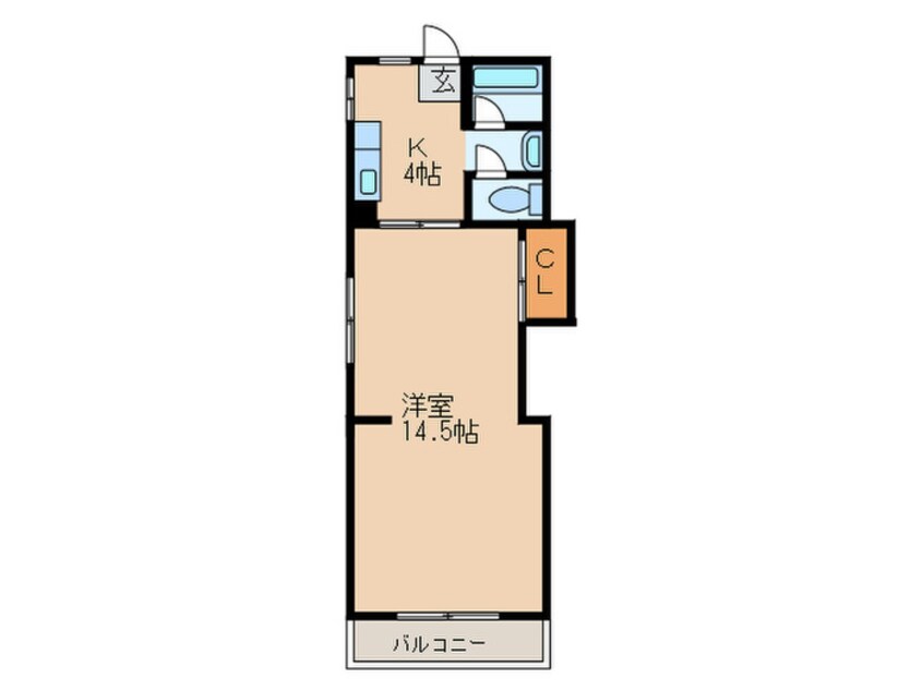 間取図 大和コーポ第３（2Ｆ・3Ｆ）