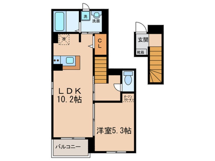 間取図 クラルテ