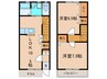ネフェル新栄 2LDKの間取り