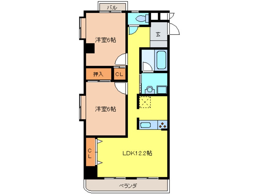 間取図 グレイスコート元郷