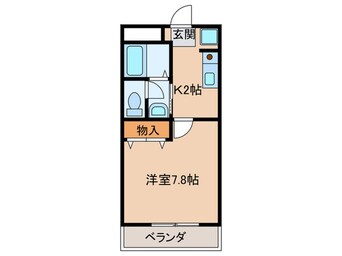間取図 エクシ－ド弥生