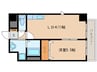 パークレジデンス名駅北 1LDKの間取り