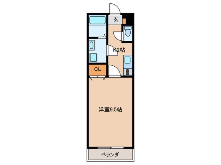 間取図 アンプルール　ブワフルール