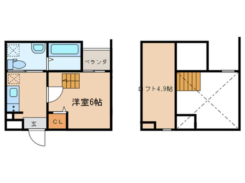 間取図 クレールフィル