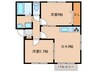 ＣｈａｒｔＨｏｕｓｅ 2DKの間取り