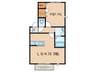 アクシス　Ⅱ 1LDKの間取り