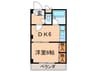 第２栄スカイタウン 1DKの間取り