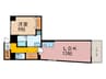 Napartment 1LDKの間取り