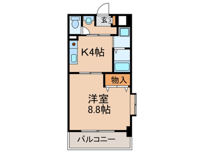 間取図 メルヴェーユ　４５