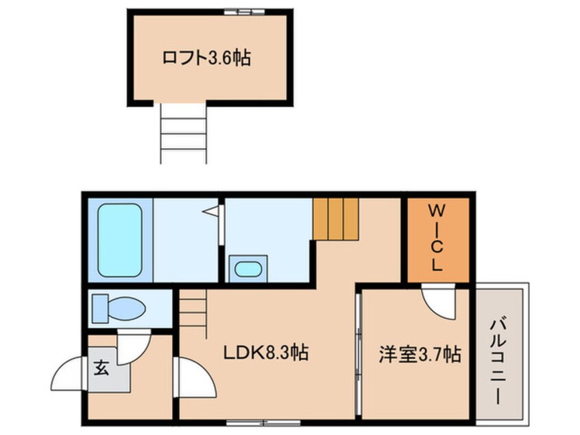 間取図 ハーモニーテラス上石川町