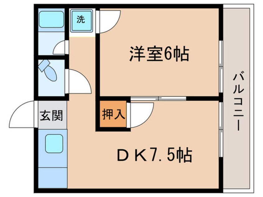 間取図 若竹荘