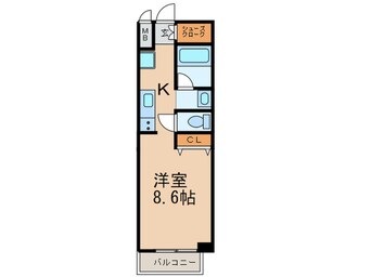 間取図 セレニティー名駅