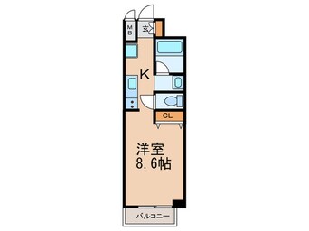 間取図 セレニティー名駅