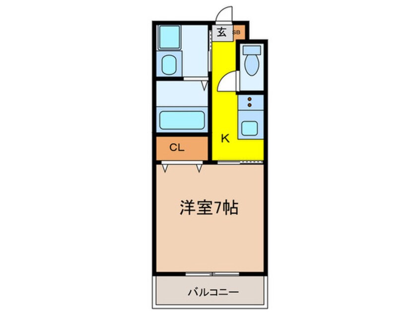 間取図 ラ・ルーシュ泉