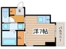 ラ・ルーシュ泉 1Rの間取り