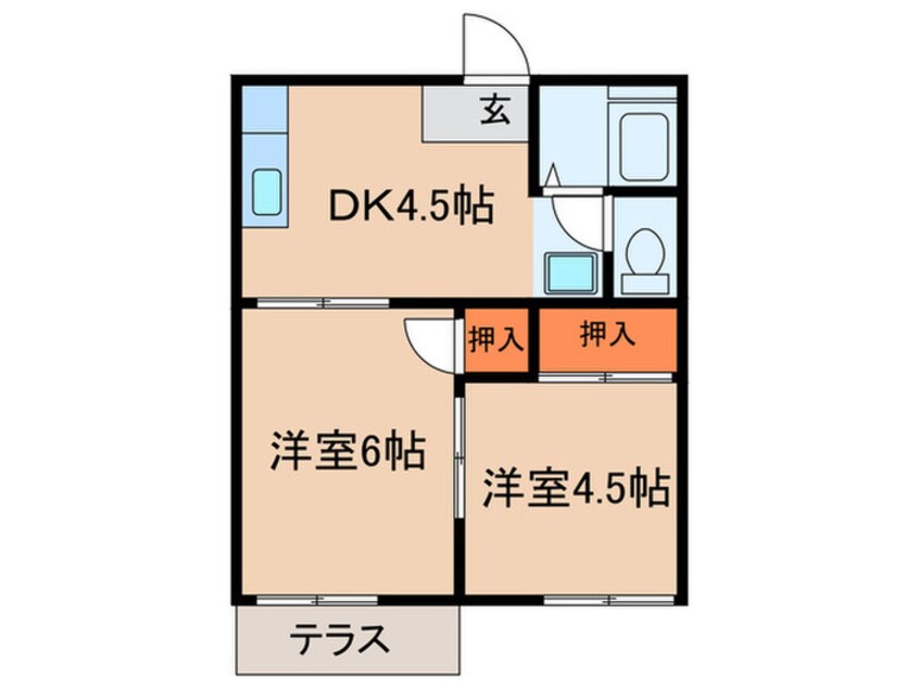 間取図 リバーサイド12　Ａ棟