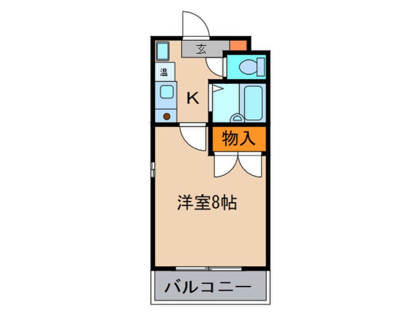 間取図 グローリ大島