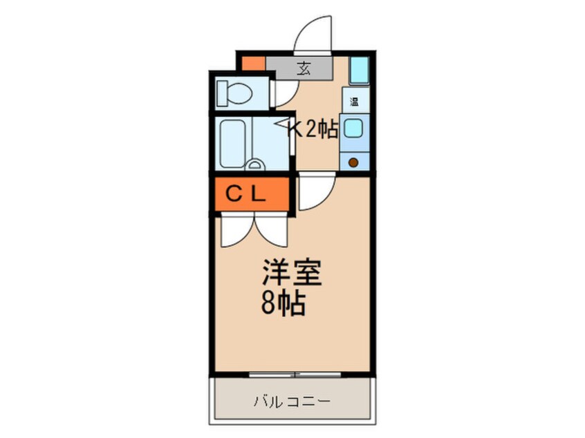 間取図 グローリ大島