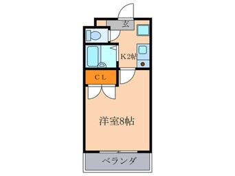 間取図 グローリ大島