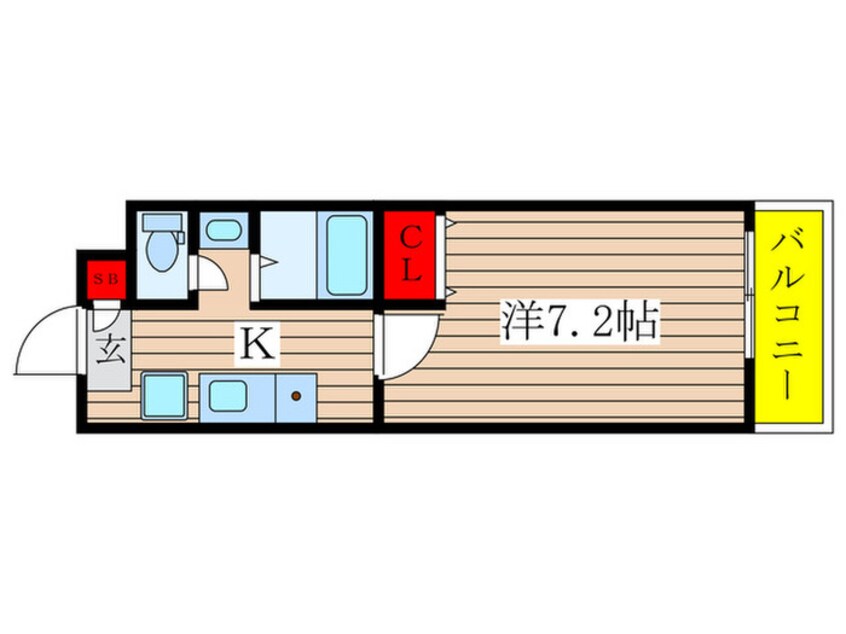 間取図 Ａ・Ｃｉｔｙ港栄